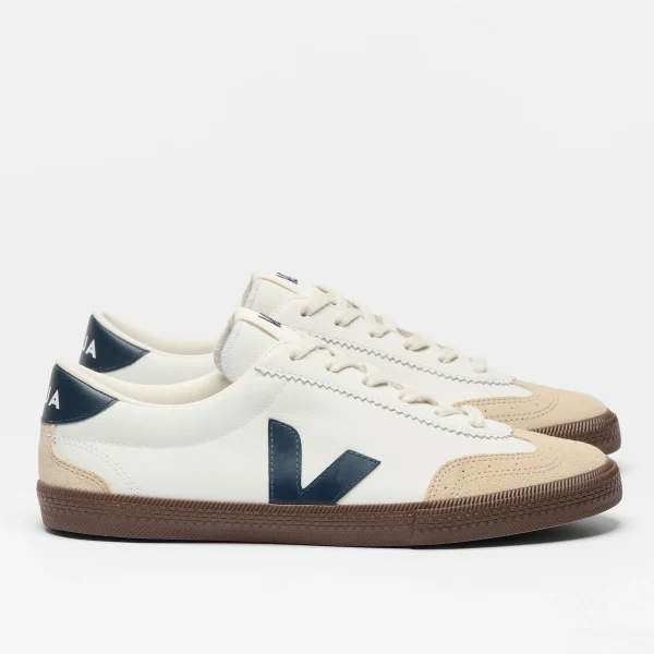 VOLLEY LEATHER WHITE NAUTICO BARK